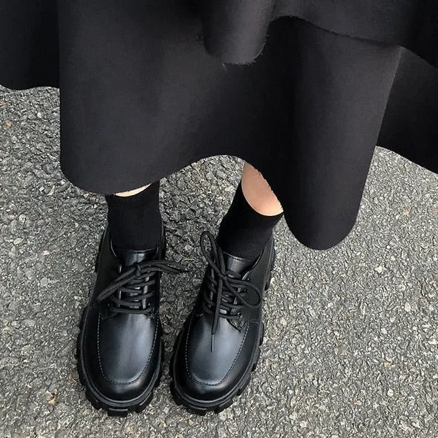 Dark Academia Brogue Shoes