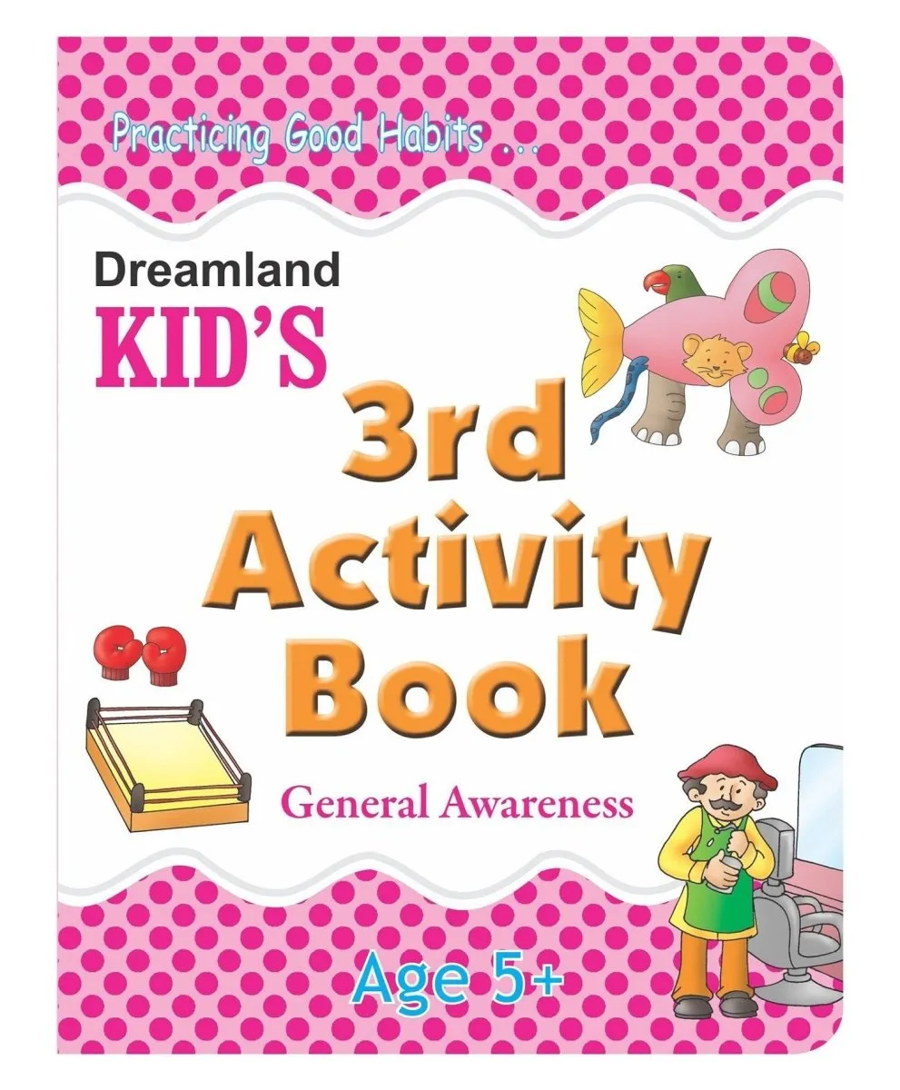 Dreamland Publications Kid's 3rd Activity Book- General Awareness