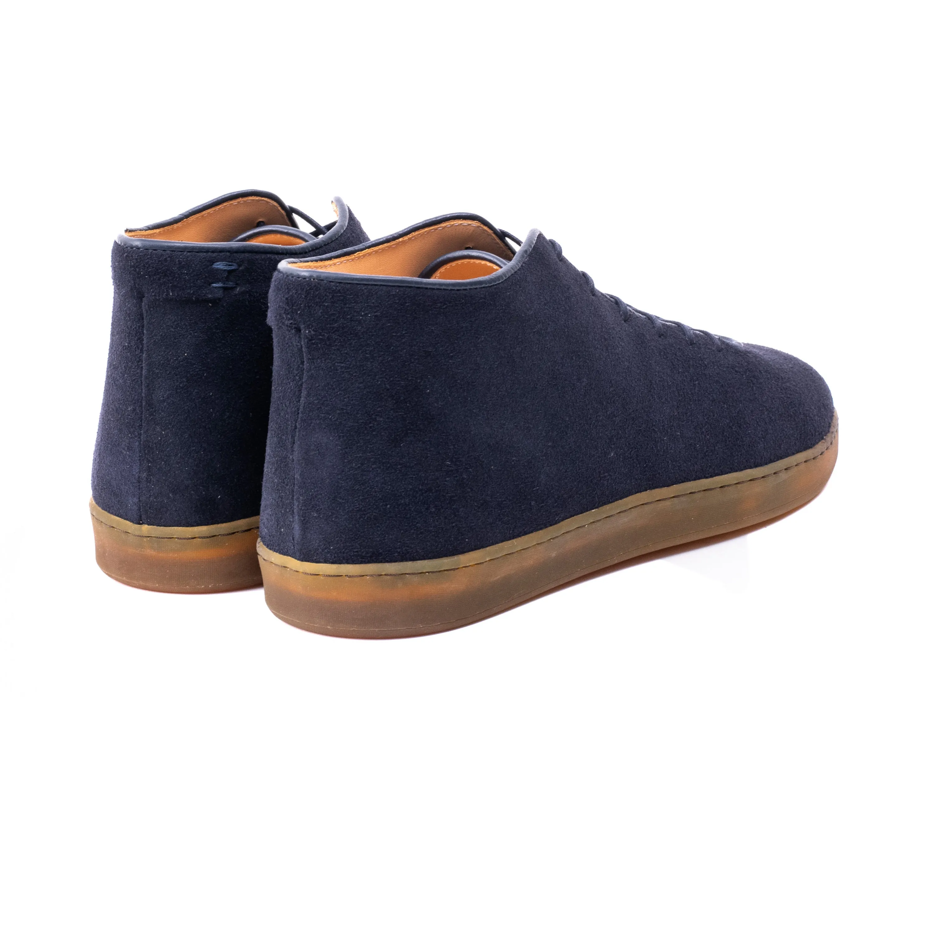 Everdon Wholecut Mid - Navy Scottish Deer Suede