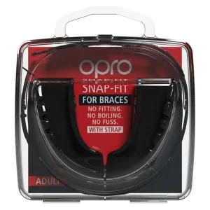 F39753     ~ OPRO SNAPFIT BRACES BLACK