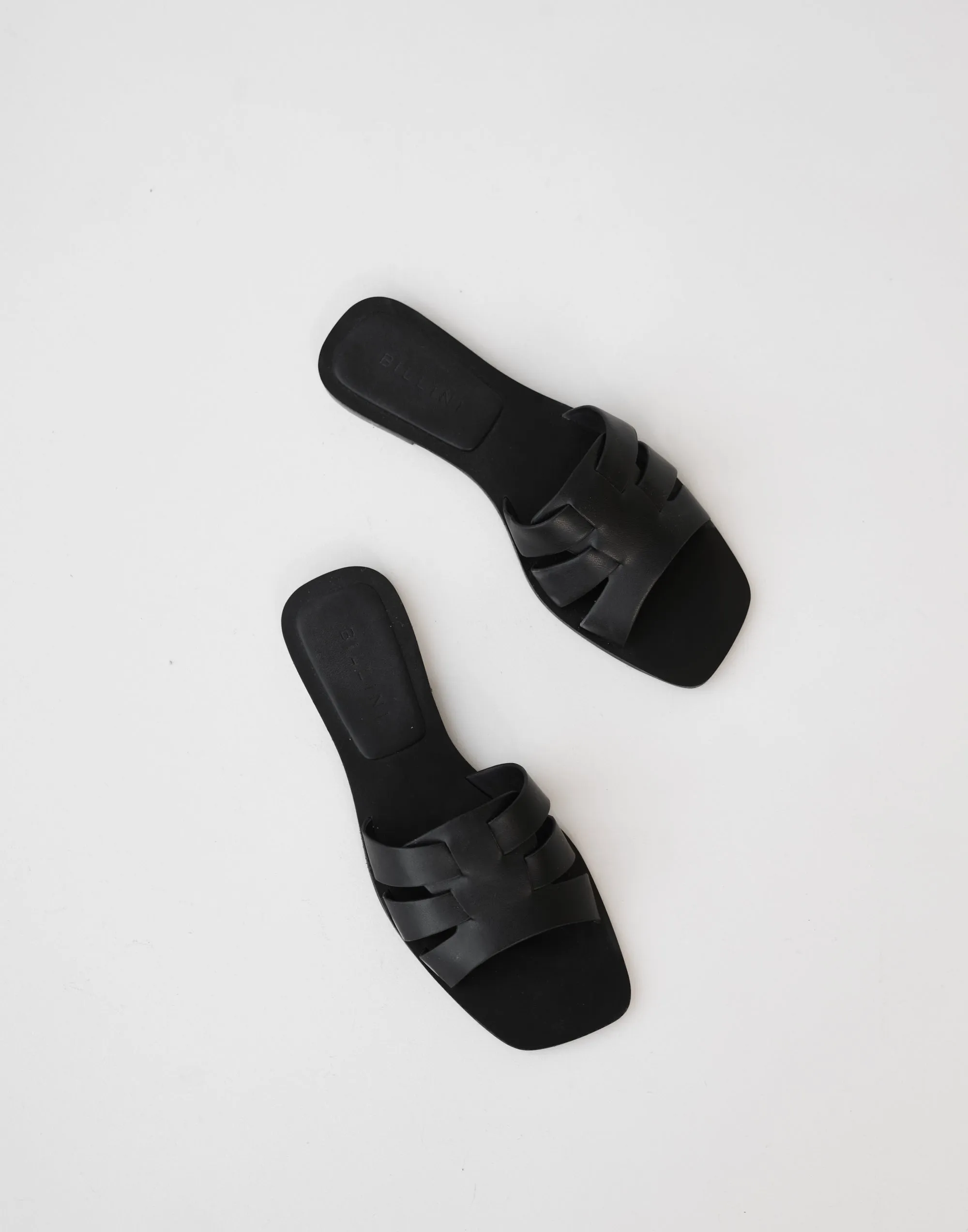 Ferna Slides (Black) - By Billini