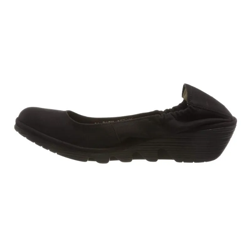 Fly London Pled819Fly  Black Suede Women's Shoes Final Sale