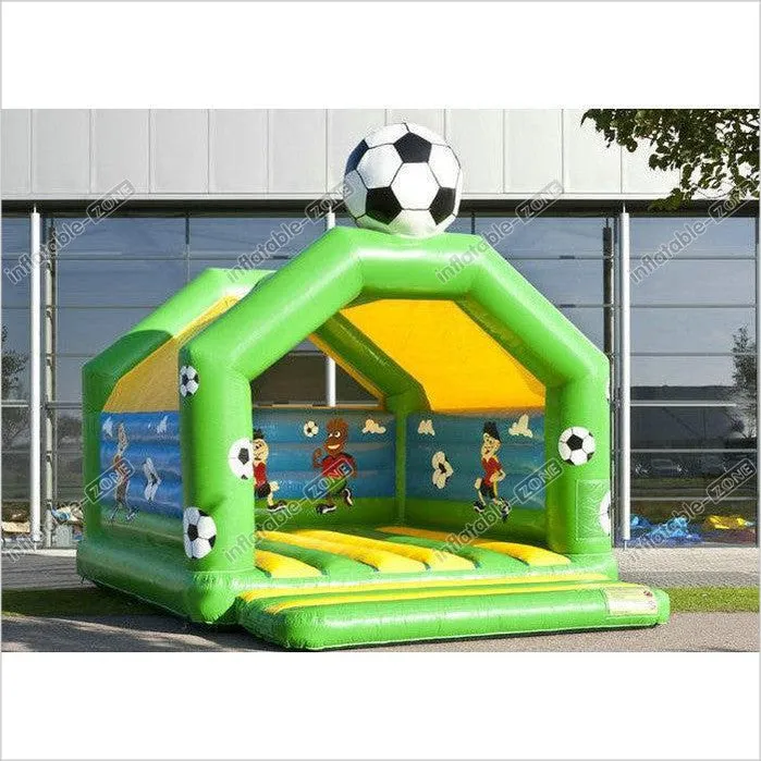 Football Inflatable Toddler Jump House , Sports Games Inside Bounce House