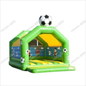 Football Inflatable Toddler Jump House , Sports Games Inside Bounce House