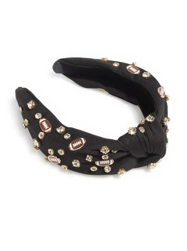 Game Day Charms Headband, Black