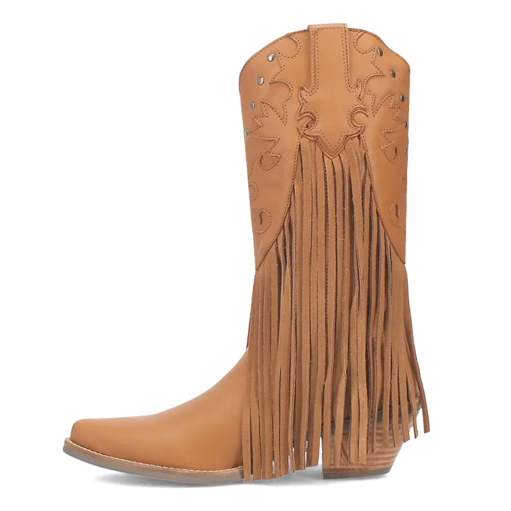 Hoedown Fringe Snip Toe Cowboy Boots