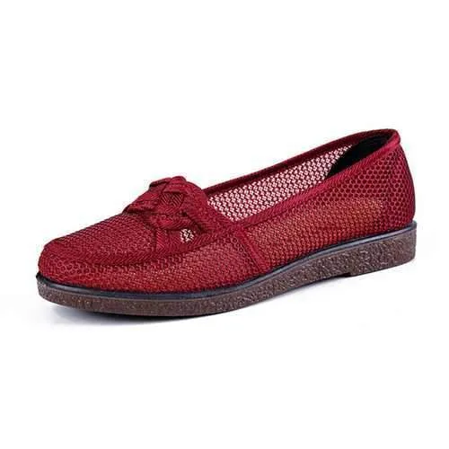 Hollow Casual Flat Loafer Shoes