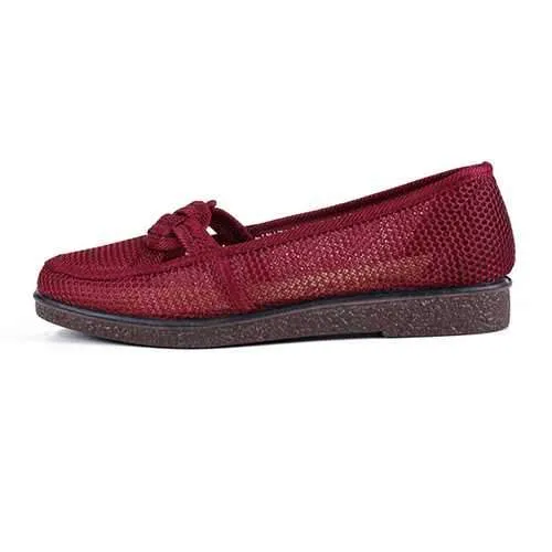 Hollow Casual Flat Loafer Shoes