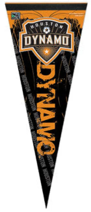 Houston Dynamo MLS Soccer Premium Felt Collector's Pennant (Vertical Style) - Wincraft Inc.