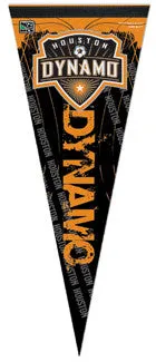 Houston Dynamo MLS Soccer Premium Felt Collector's Pennant (Vertical Style) - Wincraft Inc.