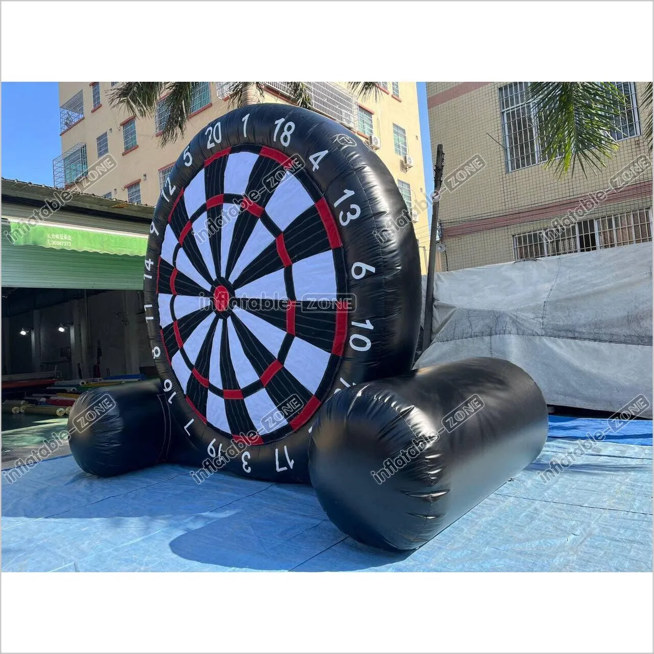 Huge Inflatable Soccer Darts Outdoor Interactive Entertainment Inflatables Football Dart Sports Games