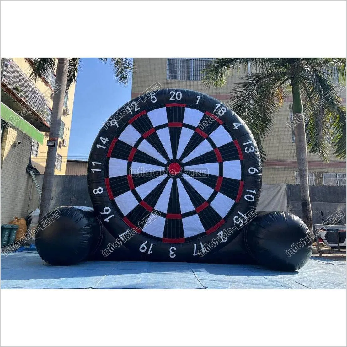 Huge Inflatable Soccer Darts Outdoor Interactive Entertainment Inflatables Football Dart Sports Games