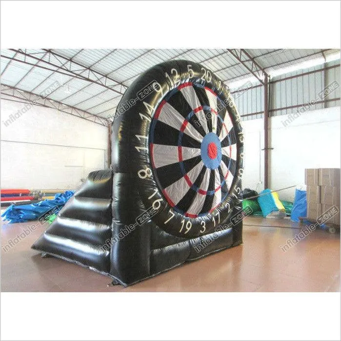 Indoor Giant Inflatable Sports Games Inflatable Foot Darts 3 X 3.3M Digital Printing