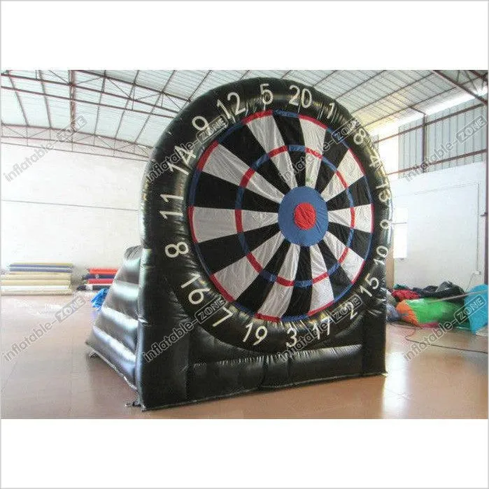 Indoor Giant Inflatable Sports Games Inflatable Foot Darts 3 X 3.3M Digital Printing