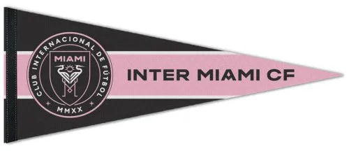 Inter Miami CF Official MLS Soccer Premium Felt Collector's Pennant - Wincraft Inc.