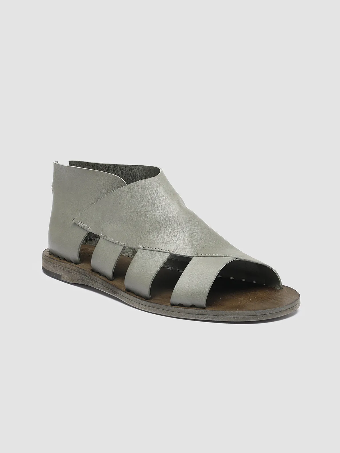 ITACA 032 - Grey Leather Sandals