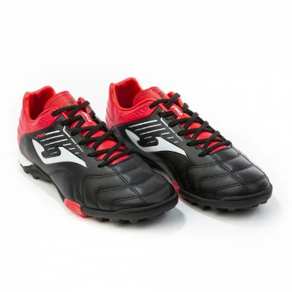 Joma Football Unisex Turf Black Red Numero 10