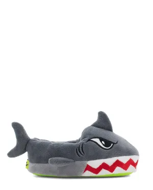 Kids Shark Slipper - Gray