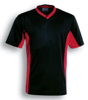 Kids Soccer Panel Jersey - Black/Red