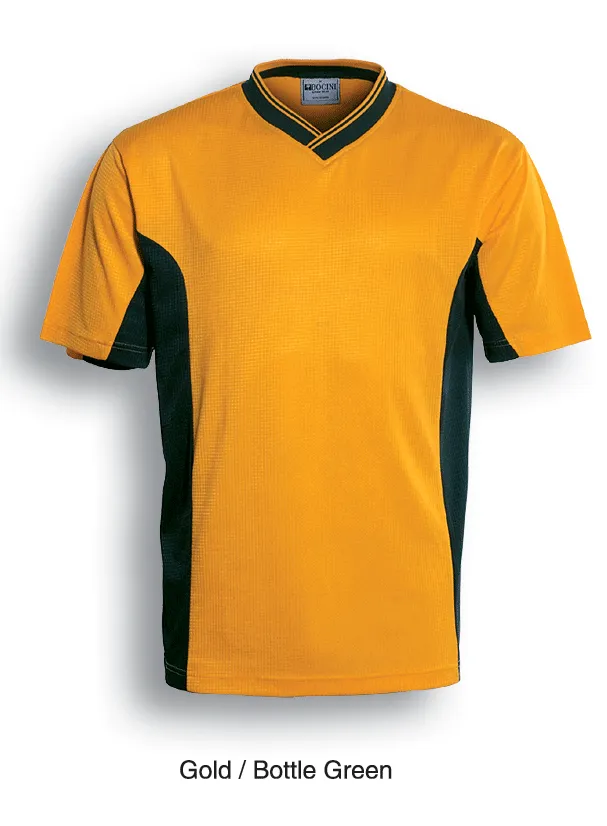 Kids Soccer Panel Jersey - Gold/Bottle