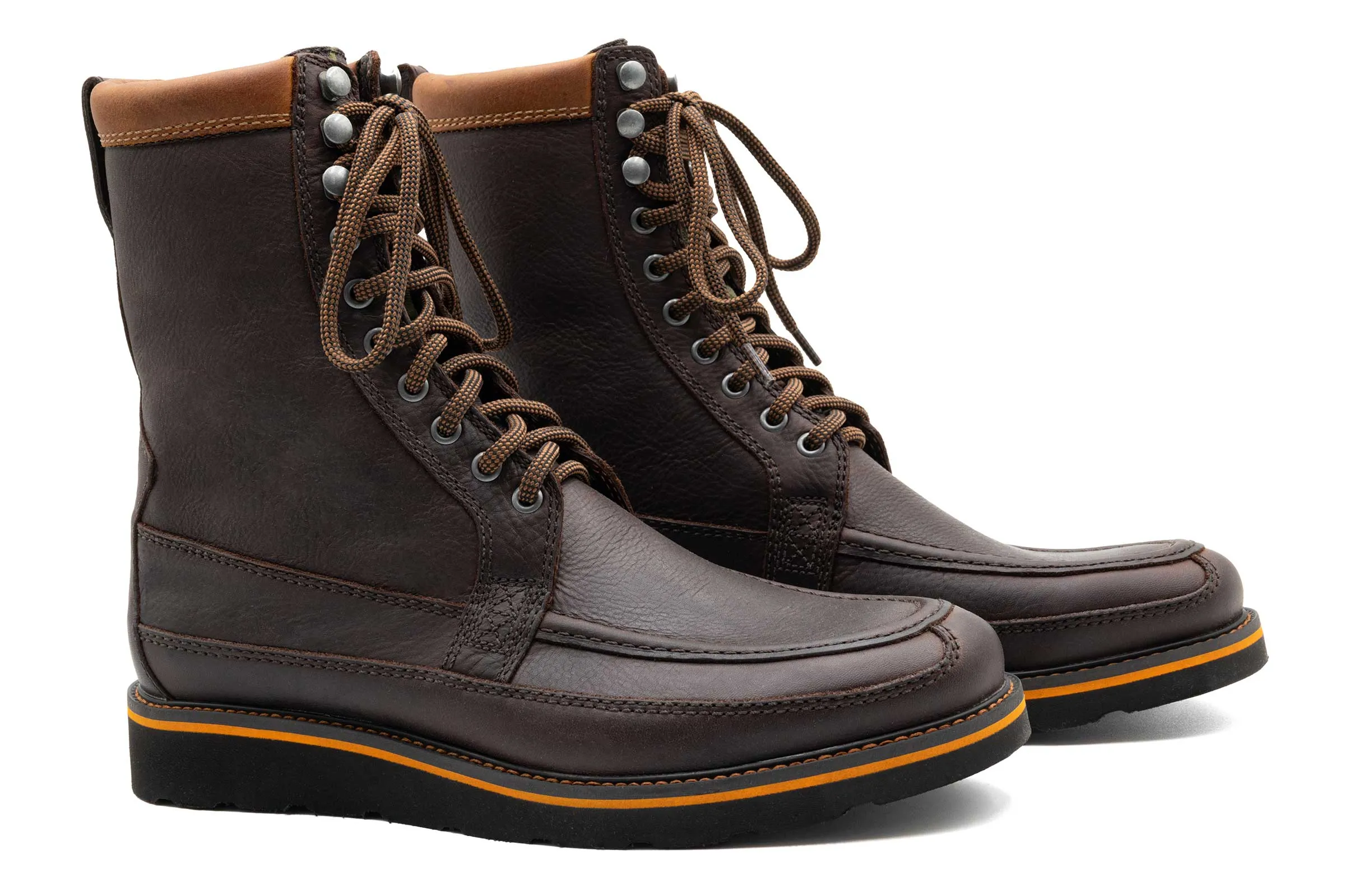 Laverack Oiled Saddle Leather Field Boots - Walnut