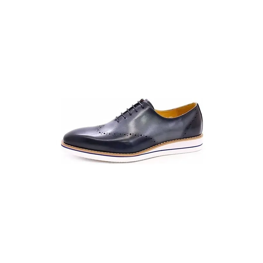 LeatherLux Modish Hand-Painted Casual Shoes