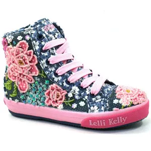 Lelli Kelly LK9356 Hi Tops Rose Blue