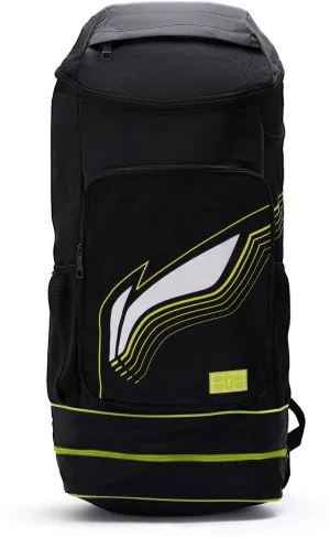 Li-Ning Court Pro Backpack Badminton Kit Bag (Black) (Size - L/50 L)