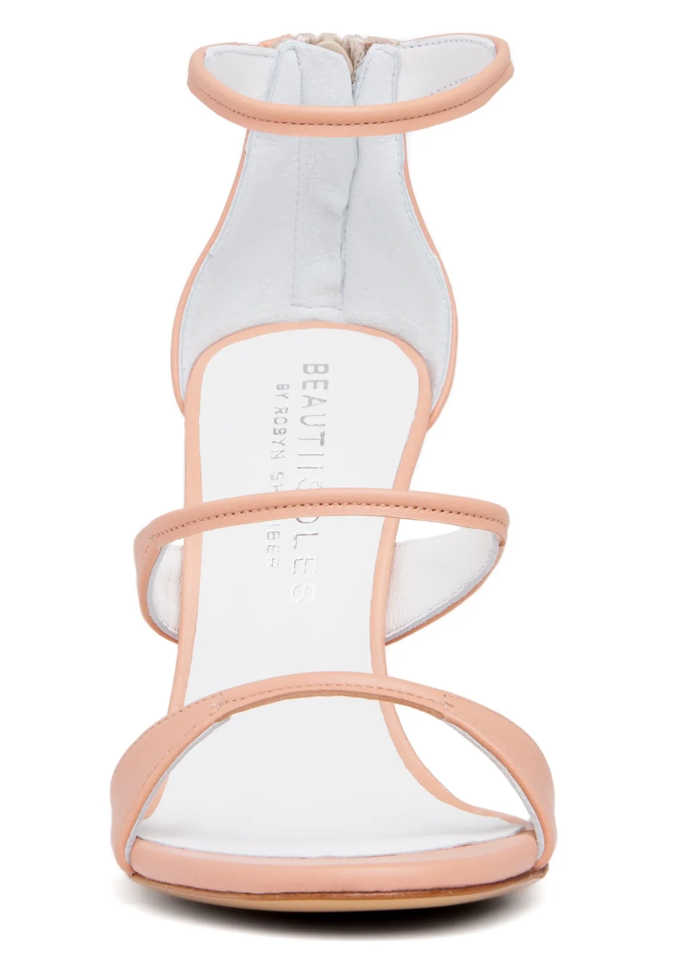 Lorenza Beige Leather Sandal