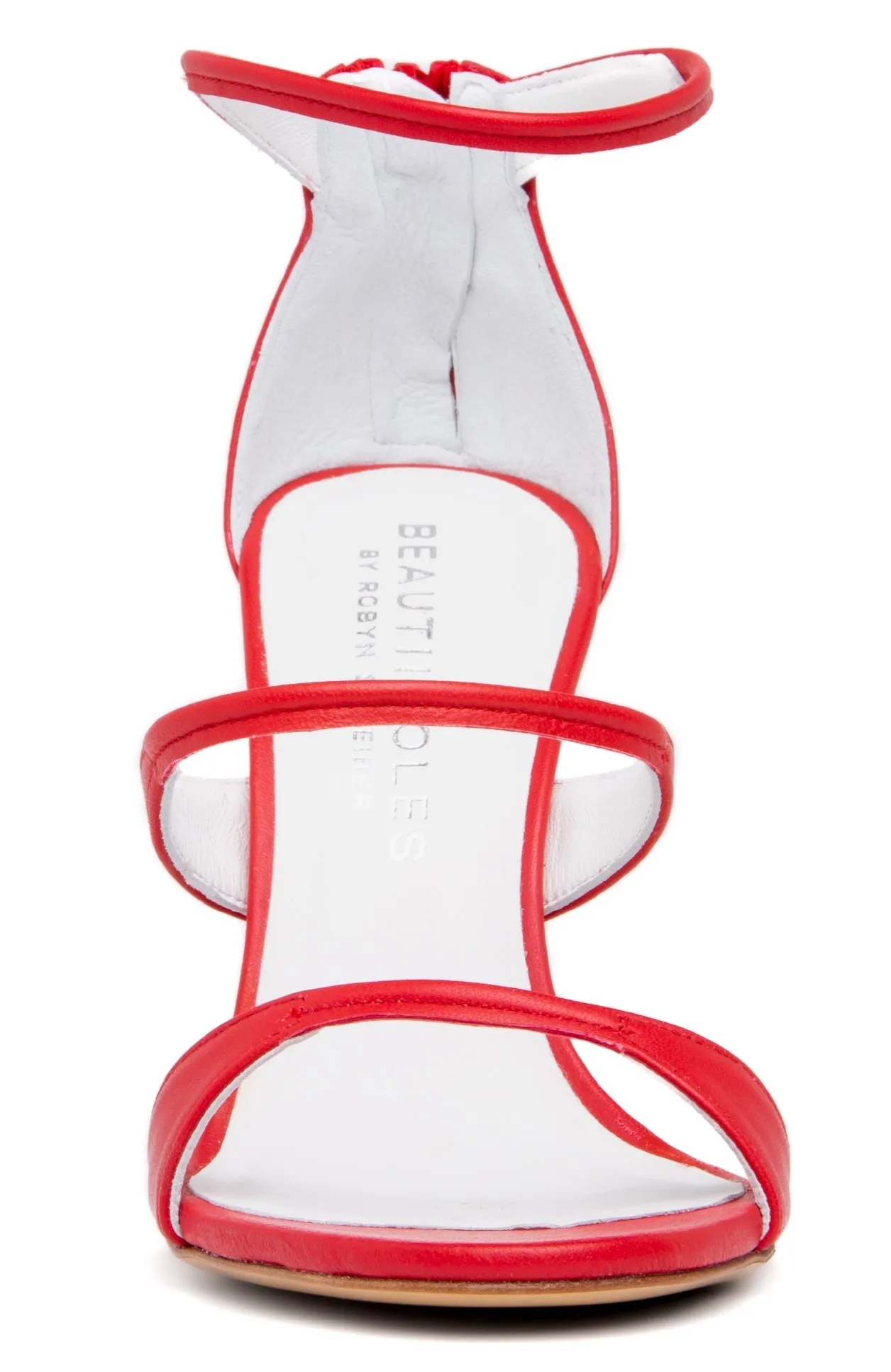 Lorenza Red Leather Sandal