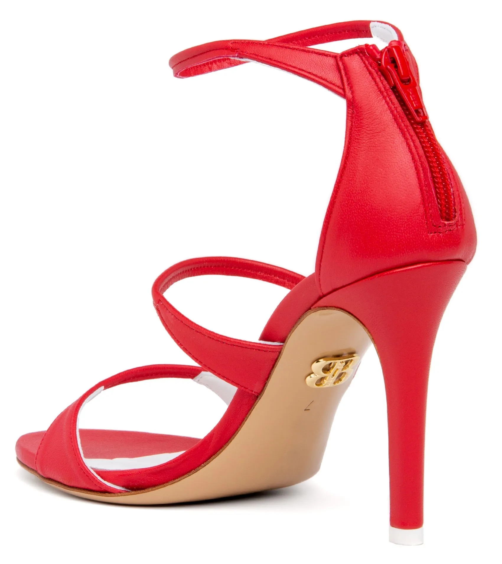 Lorenza Red Leather Sandal