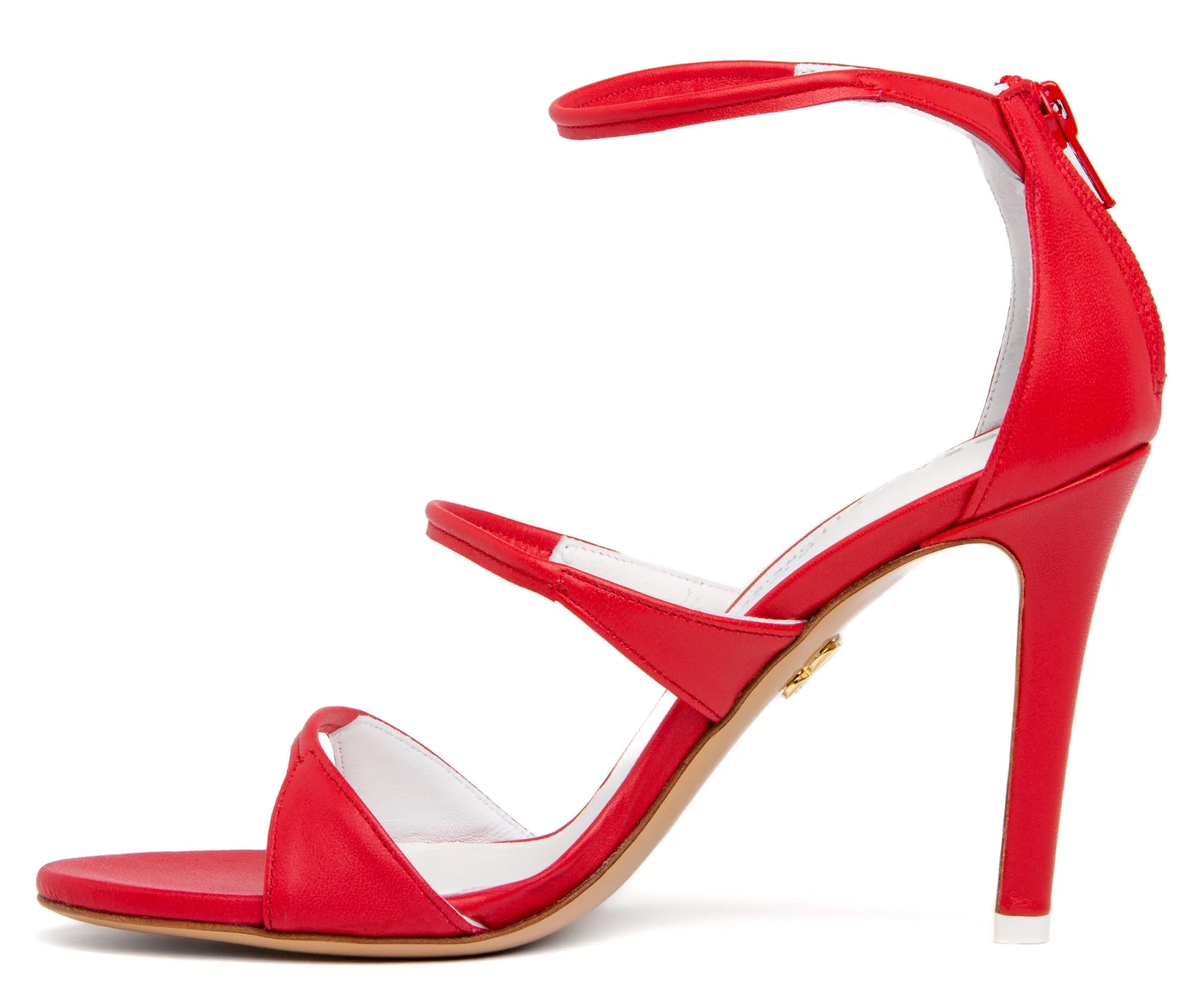 Lorenza Red Leather Sandal