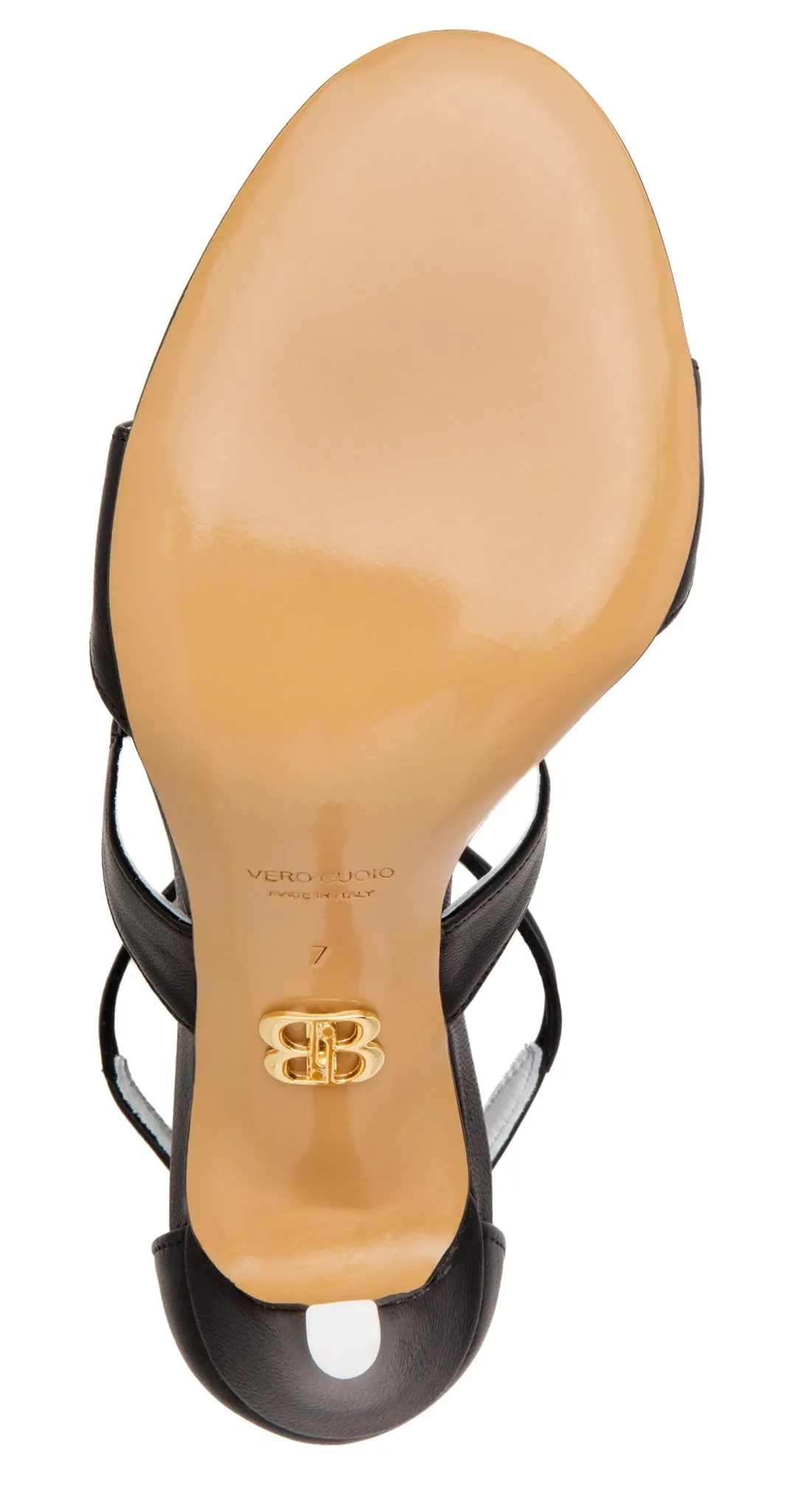 Lorenza White Leather Sandal