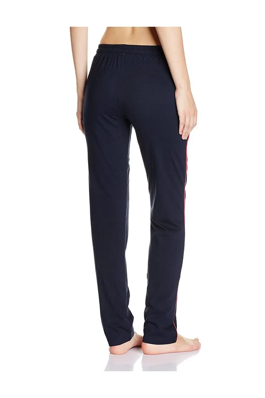 Lovable Cotton Gym Wear Dark Blue Track Pants for ladies