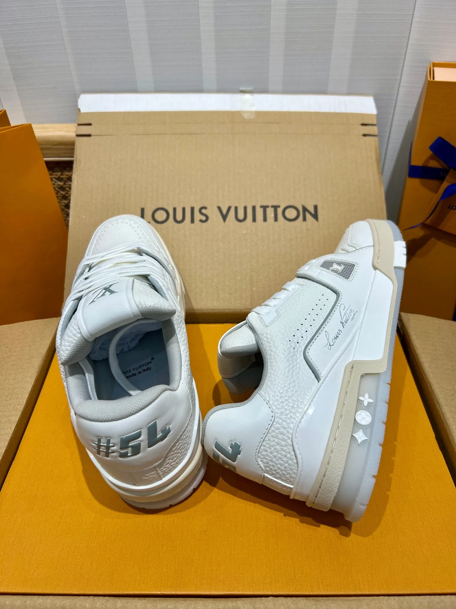 LUV White Trainer Sneakers-77