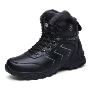 Man's winter thermal leather fashion joker comfortable boots