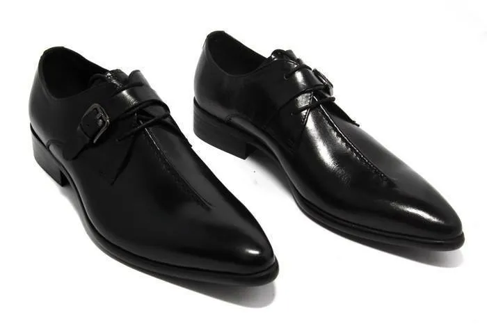 Men Dress Shoes -  Pointed Business Shoes