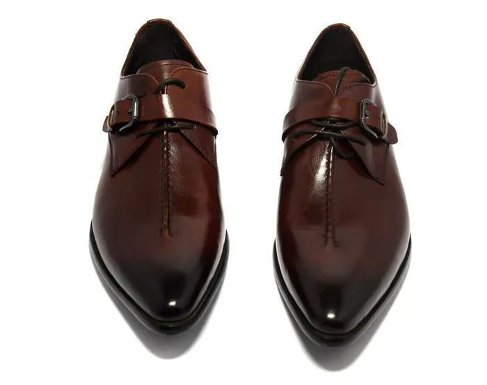 Men Dress Shoes -  Pointed Business Shoes