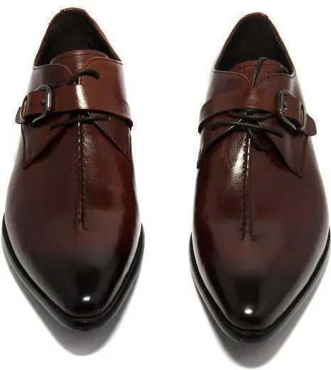 Men Dress Shoes -  Pointed Business Shoes