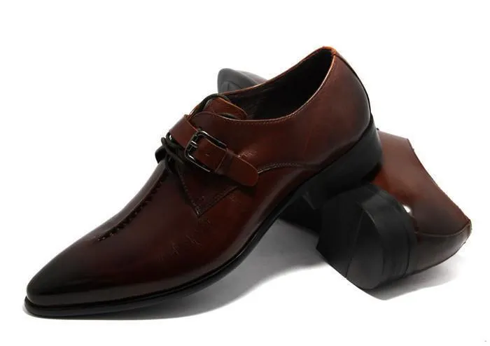 Men Dress Shoes -  Pointed Business Shoes