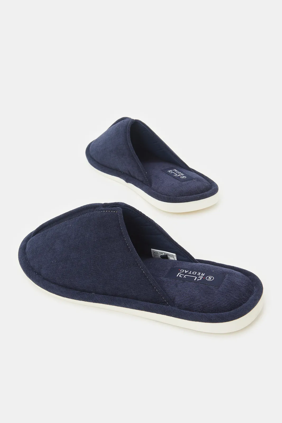 Men Navy Mule Slipper