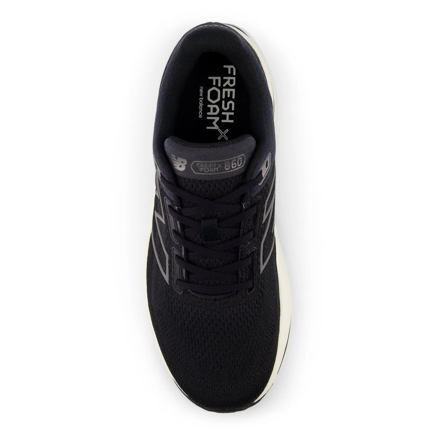 Men's New Balance Fresh Foam X 860v14 Color: Black with Phantom and Sea Salt