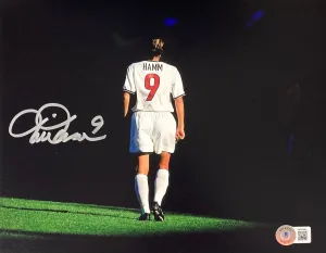 Mia Hamm Signed 8x10 USA Womens Soccer Photo BAS ITP