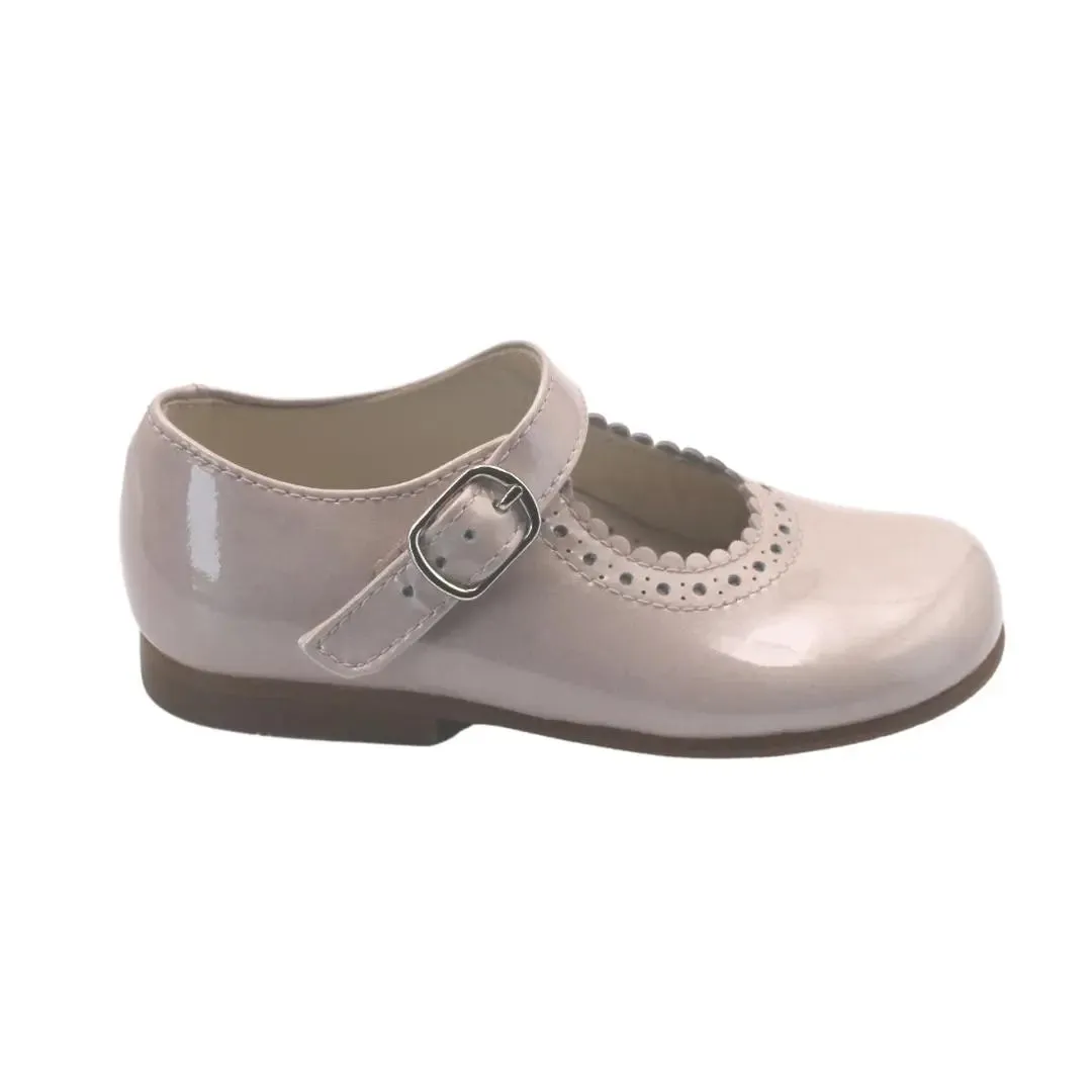 Natalie- Light Pink Patent Leather Mary Jane Shoes