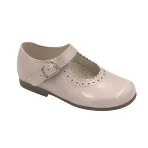 Natalie- Light Pink Patent Leather Mary Jane Shoes