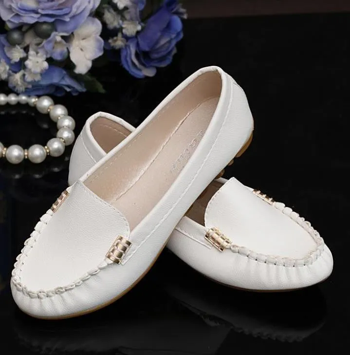 New Arrivals women flats leather fashion shoes slip on woman loafer