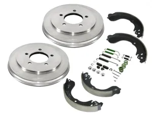 New Brake New Drums & Brake Shoes Springs 4pc Kit for Jeep Patriot Compass 07-17