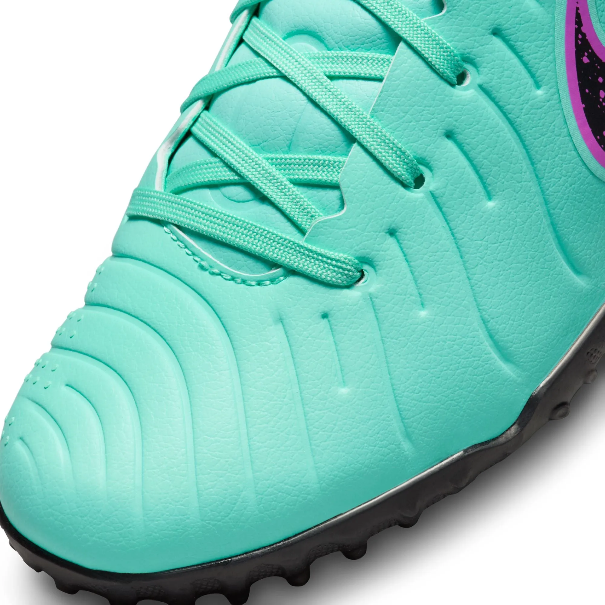 Nike Junior Tiempo Legend 10 Academy TF Turf Soccer Cleat - Hyper Turquoise/Fuchsia Dream/Black/White