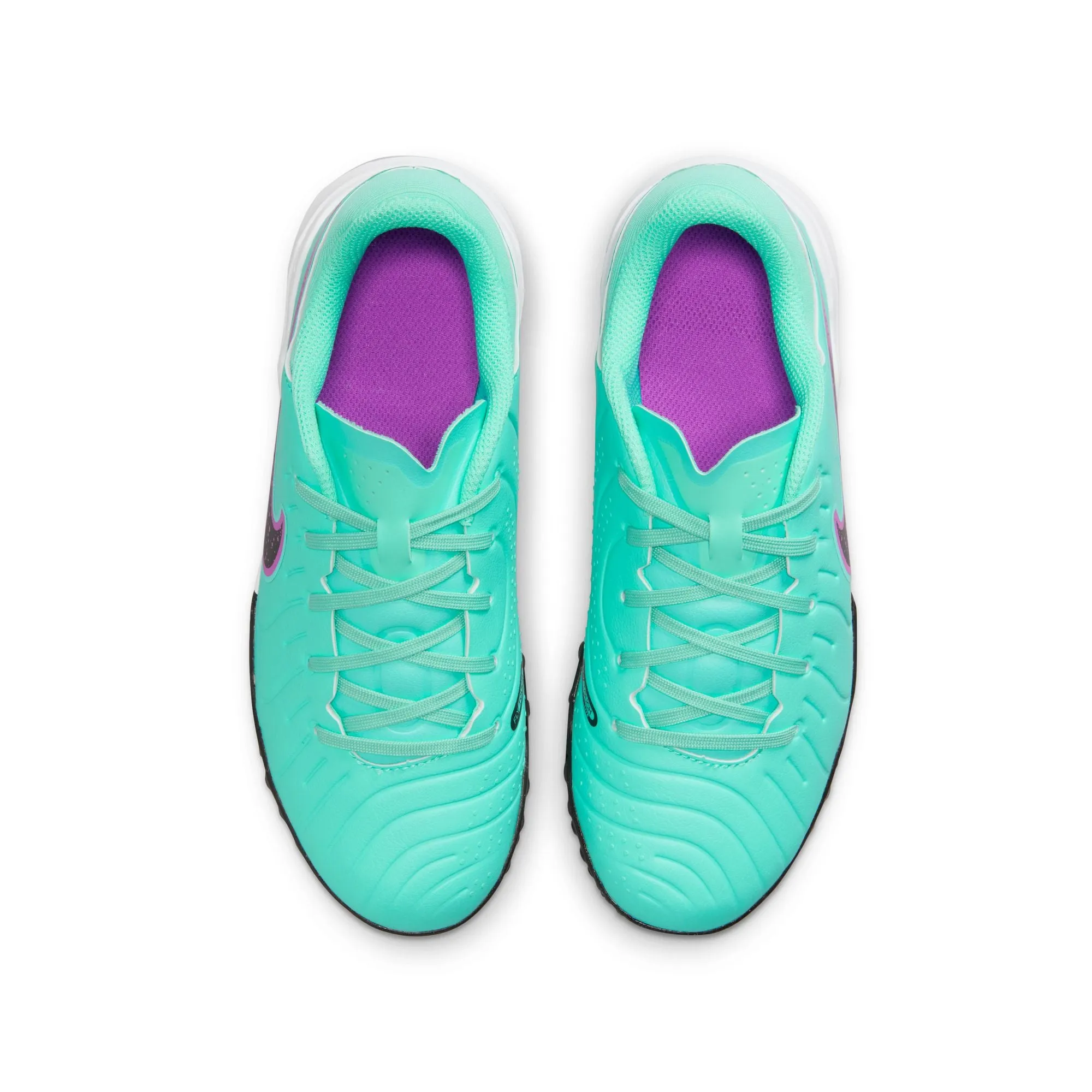 Nike Junior Tiempo Legend 10 Academy TF Turf Soccer Cleat - Hyper Turquoise/Fuchsia Dream/Black/White