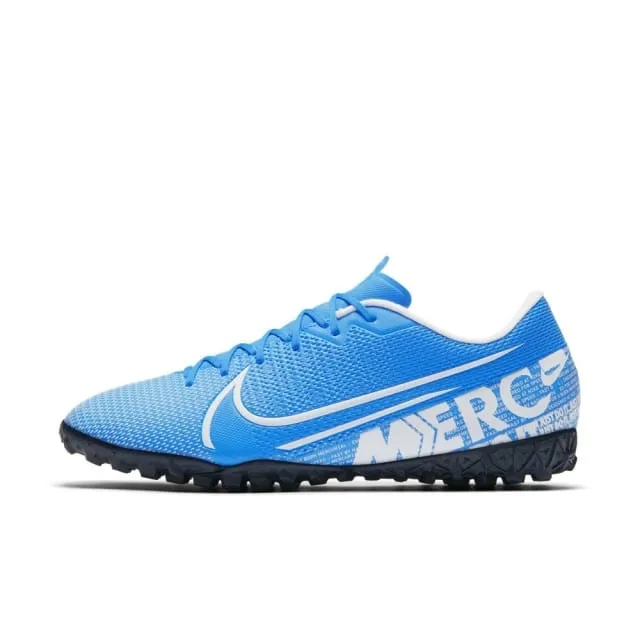 Nike MEN football At7996-414 Vapor 13 Academy Tf BLUE Shoes